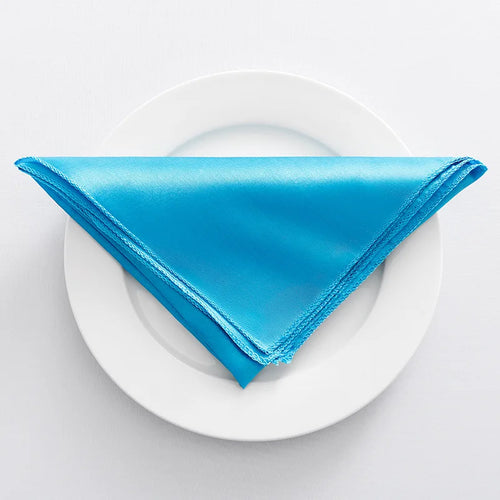 Serviette de table satin décorative style mariage lot