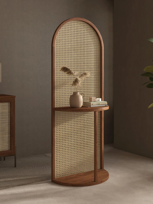 cloison de séparation en rotin japonais style moderne et rétro pour intérieur