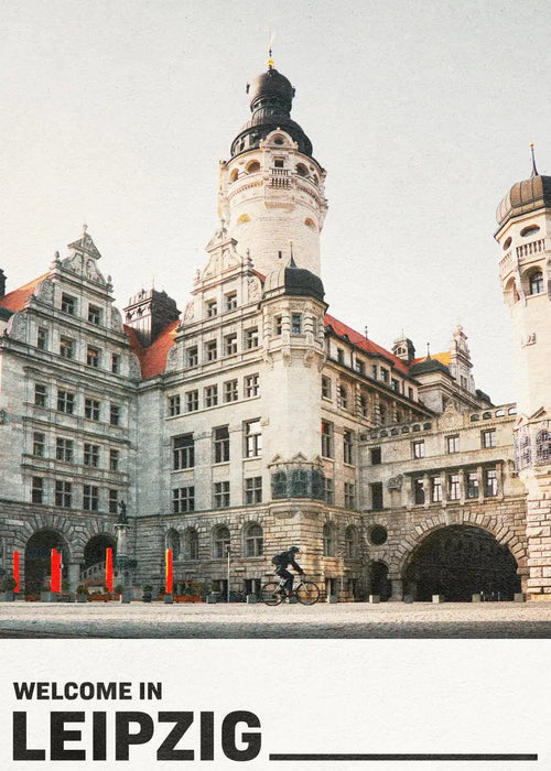 affiche de sites touristiques célèbres des villes allemandes