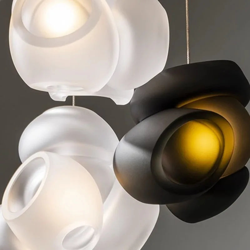suspension créative en verre pour décoration moderne et élégante - vue 5 sur 8