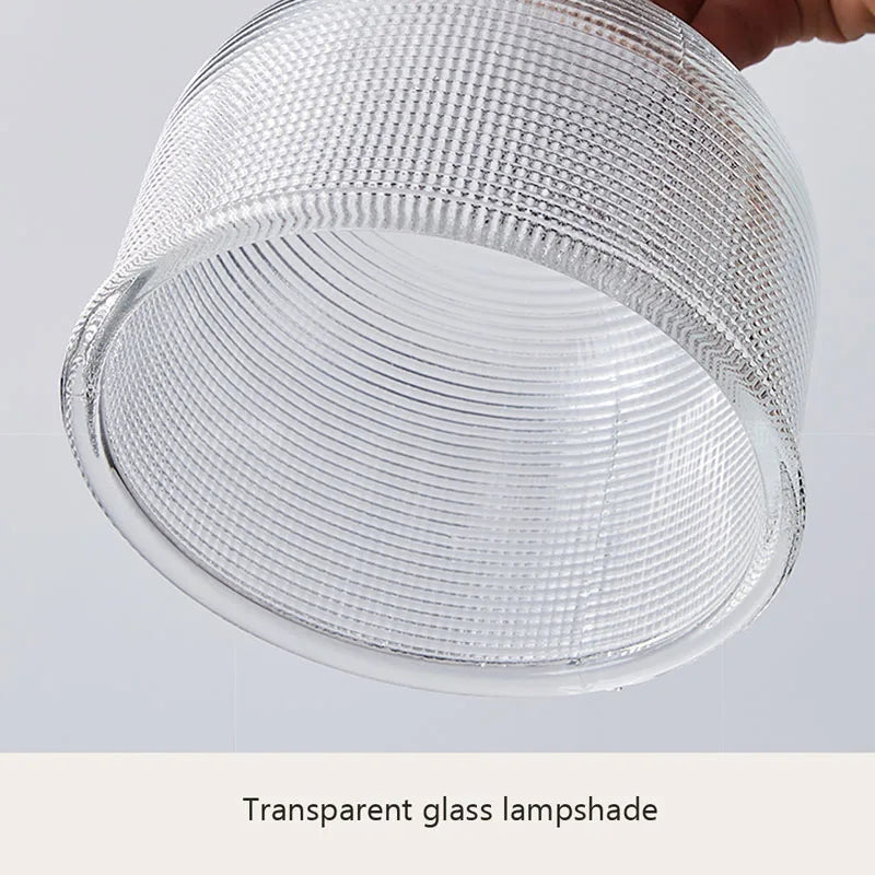 Suspension en verre nordique japonais journal vent café restaurant trois petit lustre chambre chevet bar table à manger lampes