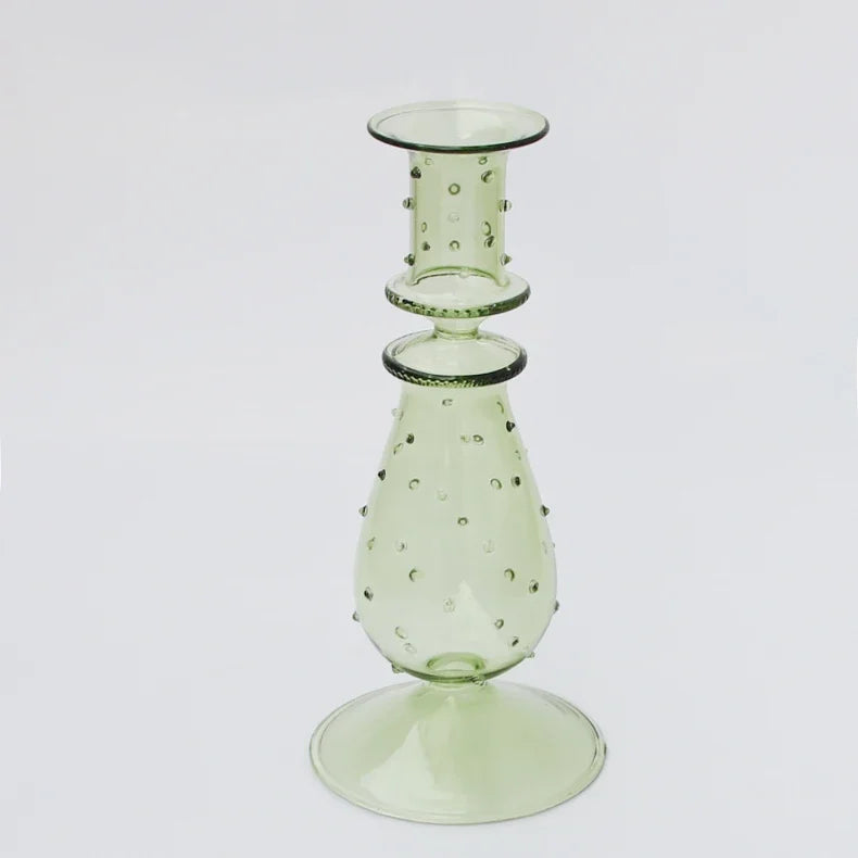 bougeoir en verre pour décoration de mariage et centre de table - vue 13 sur 29