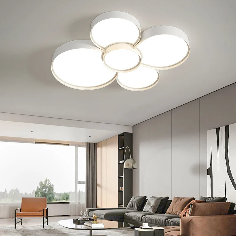 lustre led moderne pour éclairage intérieur décoratif - vue 6 sur 12