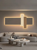 applique murale led minimaliste télécommande design nordique décorative