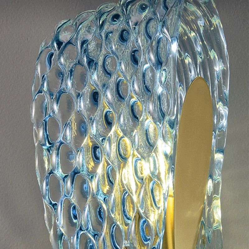 applique murale design fleur luxe créatif en cuivre décoratif - vue 6 sur 8