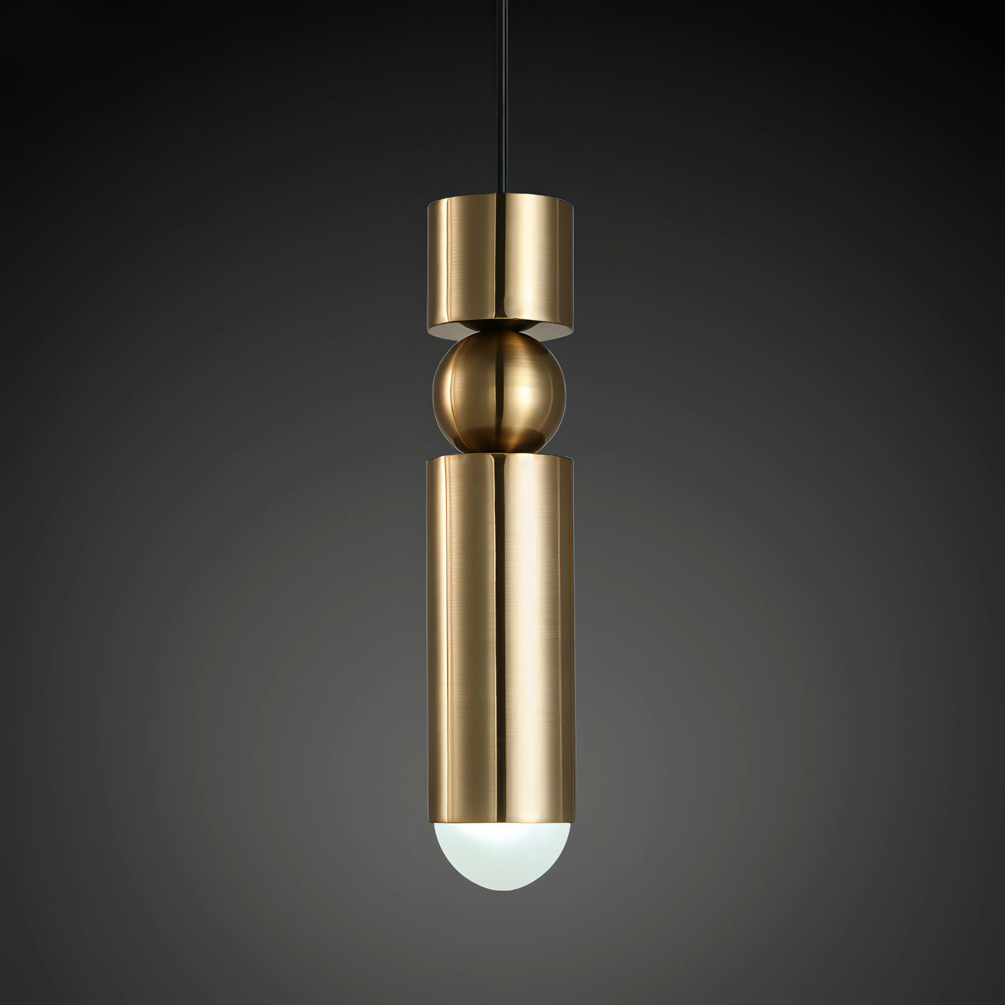 Suspension moderne nordique en métal avec lumière led suspendue - vue 3 sur 13