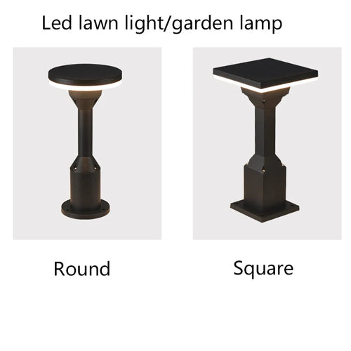 2022 customization column light waterproof lawn lamp courtyard outdoor floor landscape lamp LED Pillar lamp - vue 6 sur 8