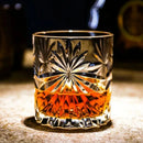 Verres à whisky old fashioned style texturé résistants
