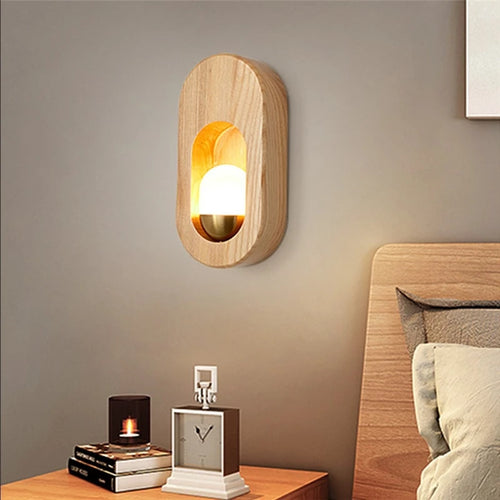 applique murale en bois design nordique pour décoration intérieure - vue 3 sur 9