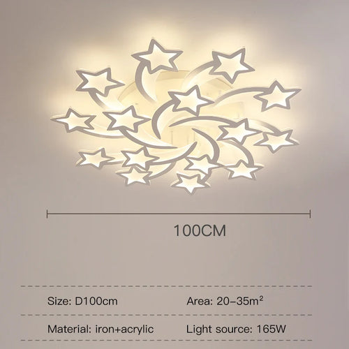 lustre créatif en forme de branche moderne en fer pour décoration intérieure - vue 12 sur 16