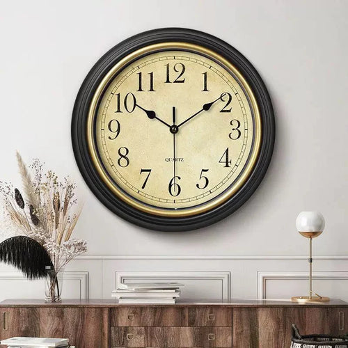 horloge murale rétro nordique silencieuse pour intérieur élégant - vue 3 sur 15
