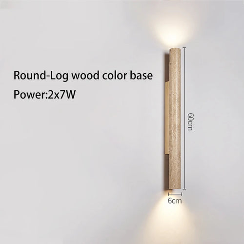Applique murale longue Led en pierre - vue 13 sur 21