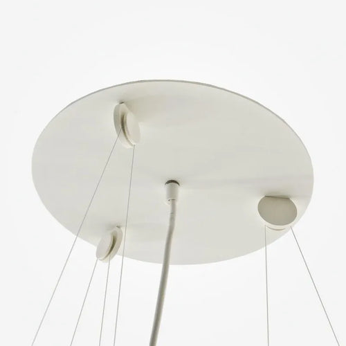 lustre nordique wabi sabi led suspension loft luminaire - vue 6 sur 8