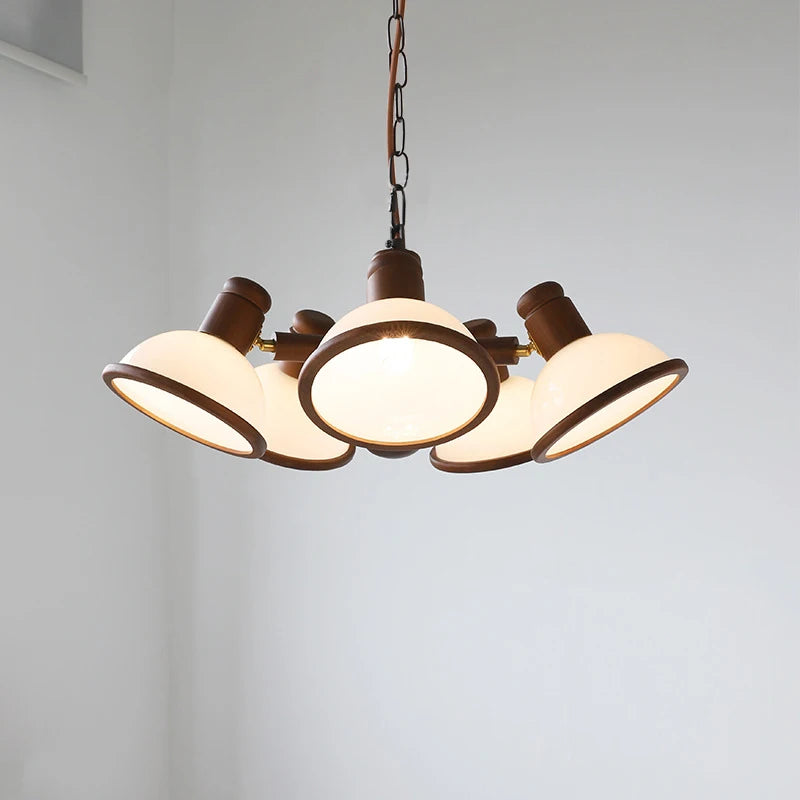 lustre rétro romantique éclairage à LED pour intérieur - vue 4 sur 8