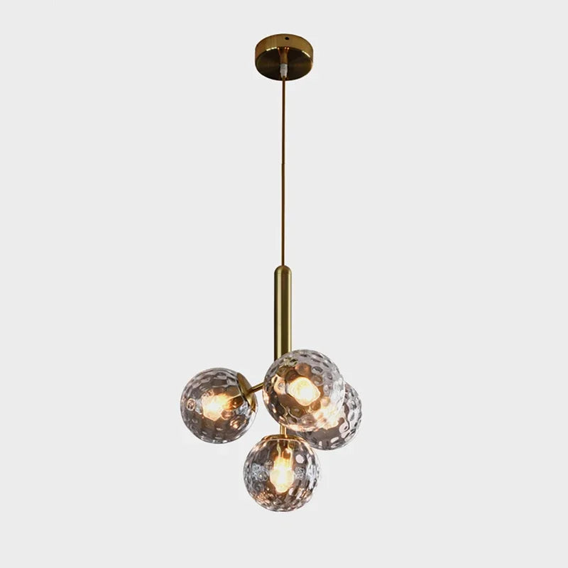 suspension moderne en verre pour décor intérieur élégant - vue 3 sur 14