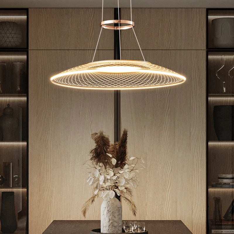 suspension double lampes led pour hôtel restaurant - vue 6 sur 11