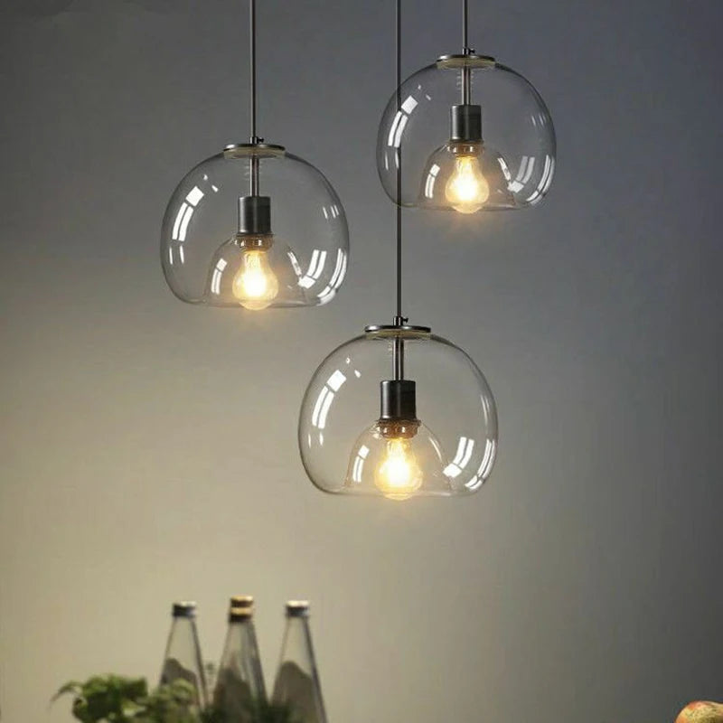 suspension led industrielles à 3 lumières