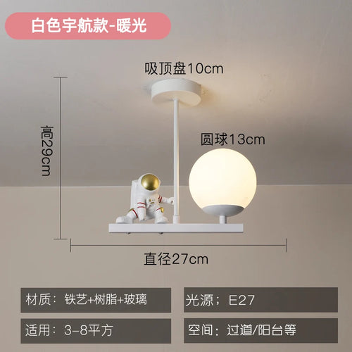 Plafonnier Led de chevet pour chambre d'enfant - vue 9 sur 9