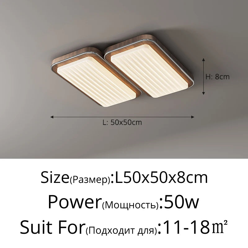 plafonnier led moderne design simple protection yeux et spectre complet - vue 11 sur 12