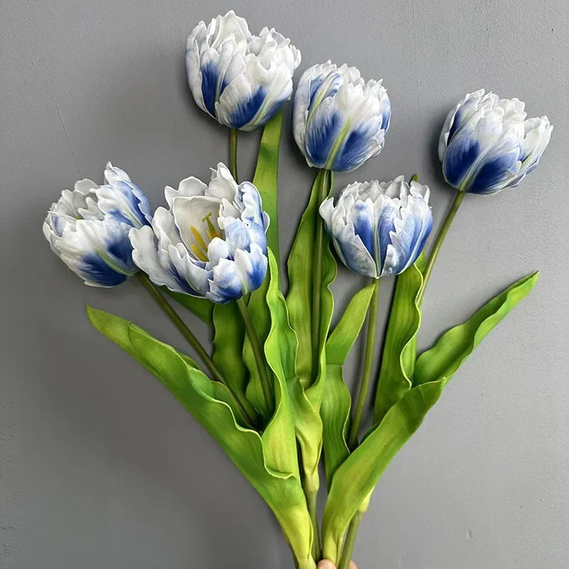 fleurs artificielles tulipes pour décoration festive et vacances - vue 4 sur 11