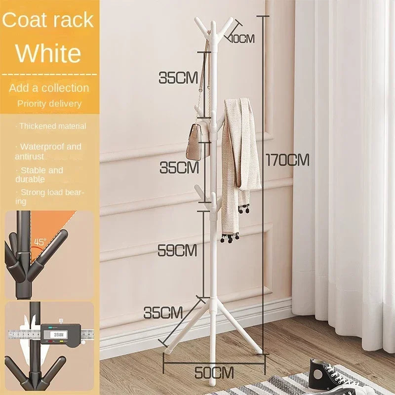 porte-vêtements et chapeaux support vertical en forme de branche d'arbre