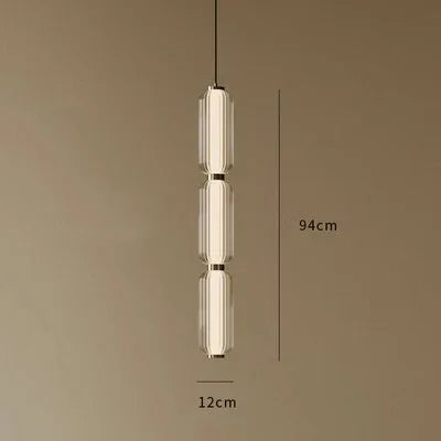 suspension rétro minimaliste en verre pour restaurant et exposition - vue 10 sur 9