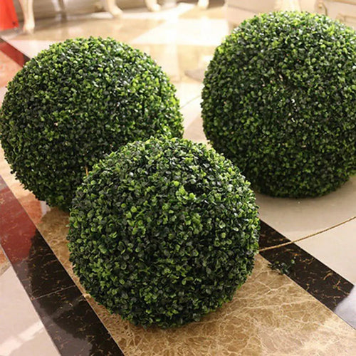plante artificielle boule topiaire pour décoration jardin mariage fête - vue 6 sur 6
