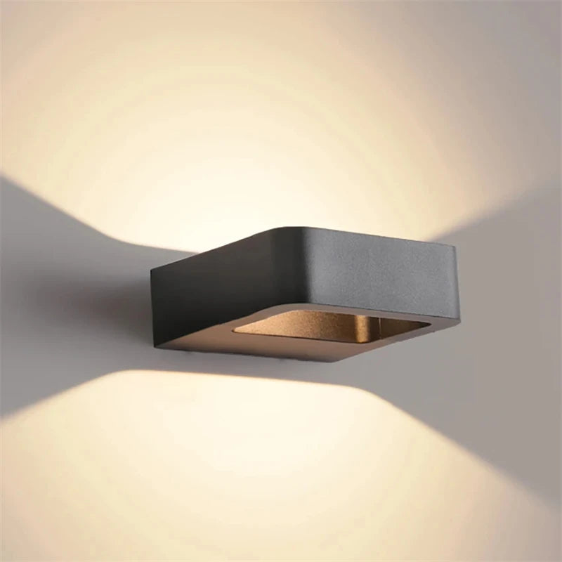 applique murale extérieure led moderne étanche design décoratif - vue 7 sur 7