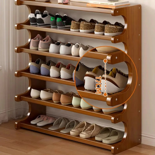 organisateur de chaussures à étagères peu encombrantes pour le rangement intérieur - vue 6 sur 18