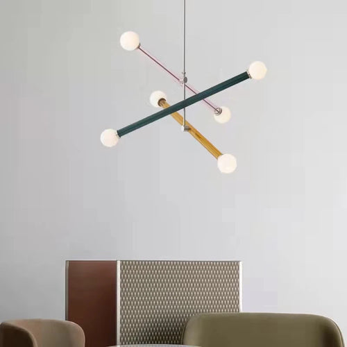 lustre design minimaliste art déco éclairage suspendu - vue 4 sur 10