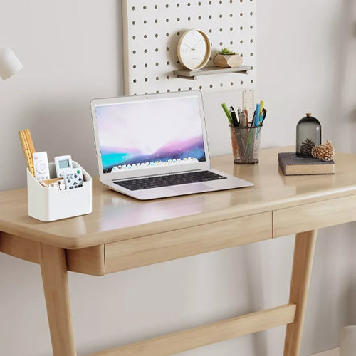 organisateur de rangement pour télécommandes en bambou naturel - vue 2 sur 10