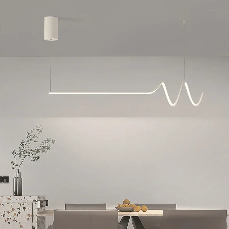 suspension LED design moderne idéale pour hôtels - vue 6 sur 10