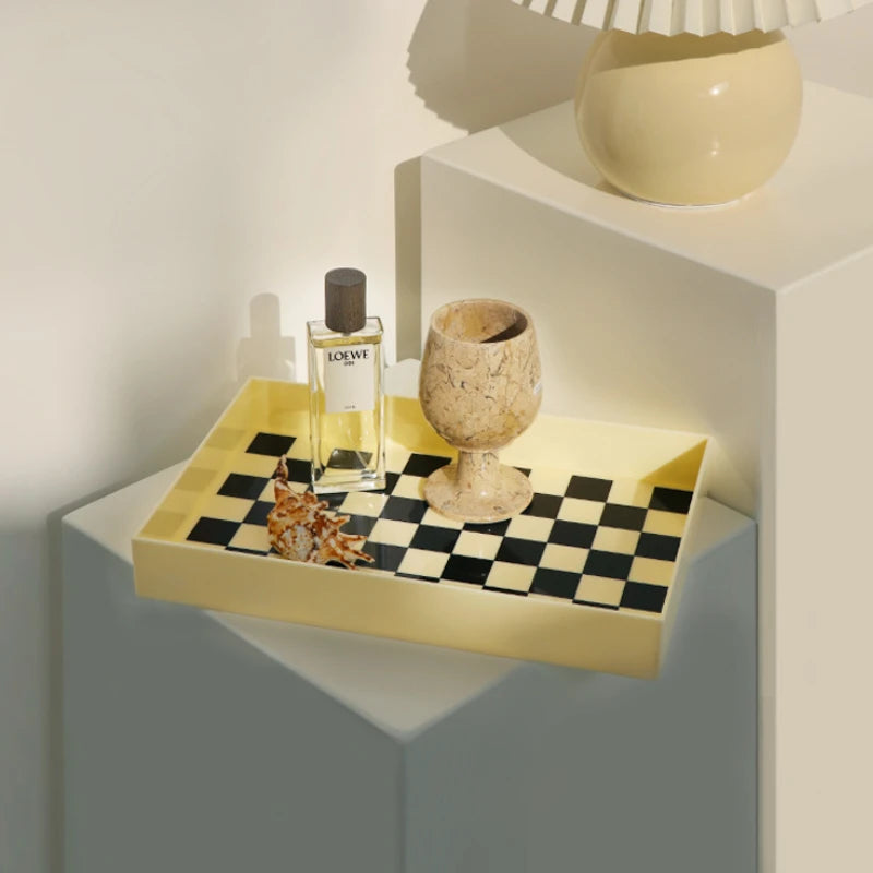 plateau de rangement décoratif pour bijoux et objets
