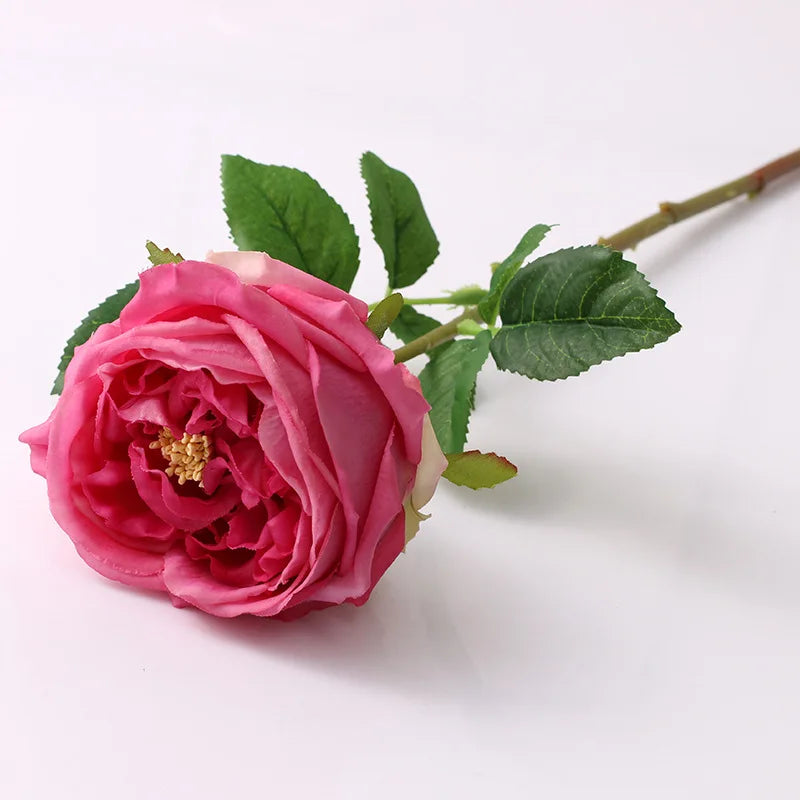 branche de fleurs artificielles en soie pour décorations festives et mariage - vue 7 sur 13