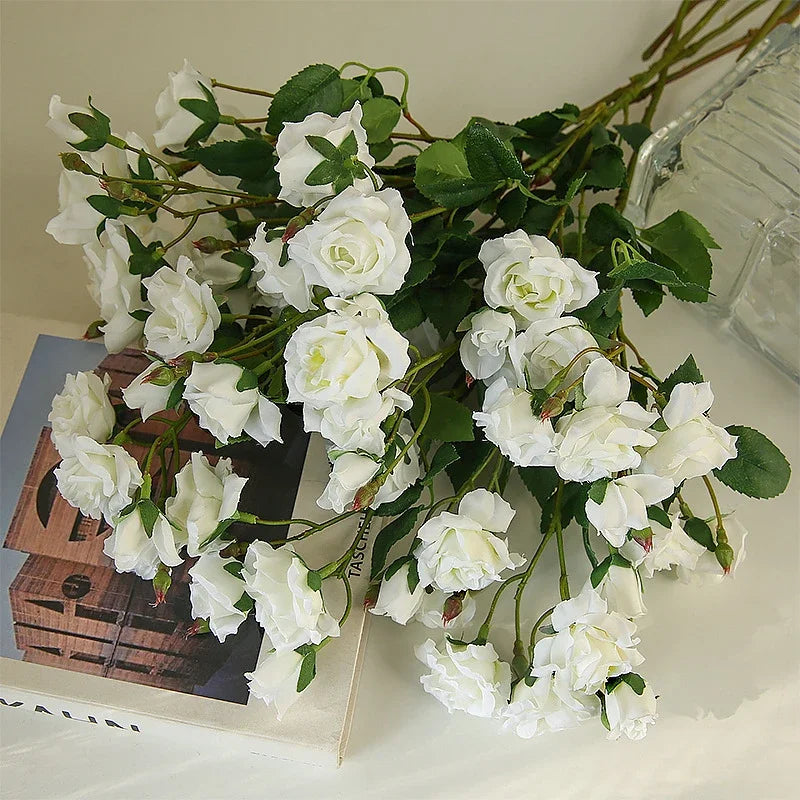 fleurs artificielles roses pour décoration de mariage élégante - vue 4 sur 9