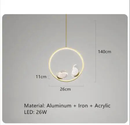 suspension design en acrylique pour décoration moderne de luxe - vue 19 sur 21