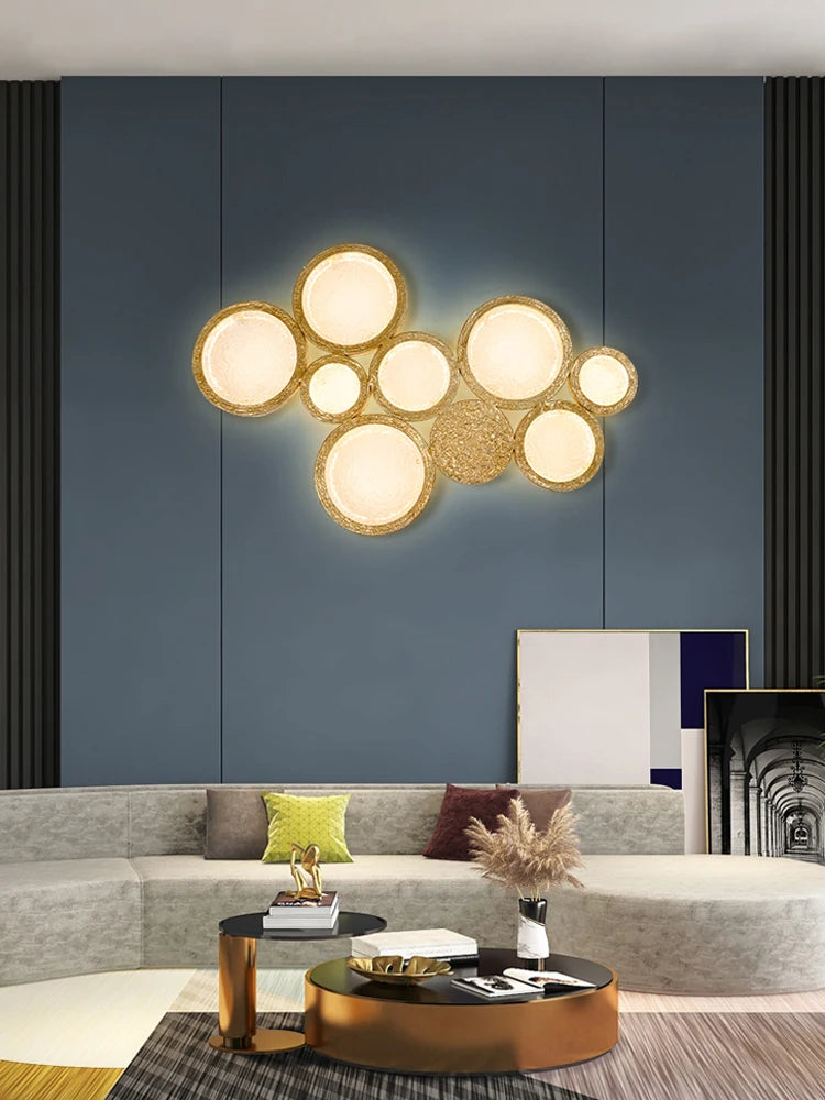 applique murale en cuivre avec miroir magique pour décoration intérieure - vue 6 sur 9