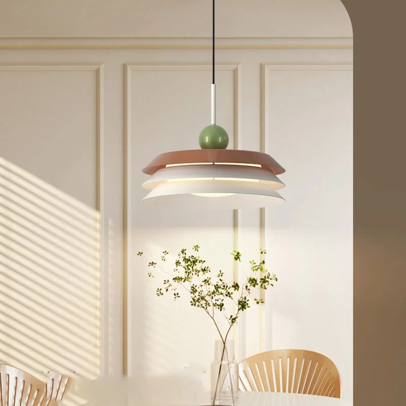 suspension moderne en métal avec 3 gradations et fil réglable - vue 3 sur 10