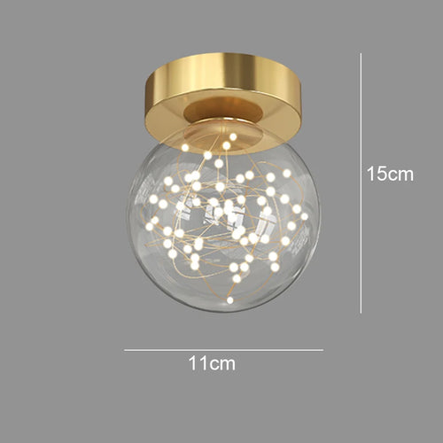 plafonnier led nordique pour éclairage et décoration intérieure - vue 10 sur 16
