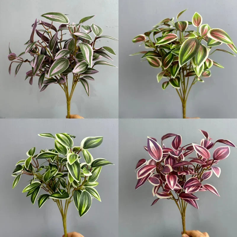 feuilles artificielles en plastique pour décoration florale intérieure - vue 6 sur 15
