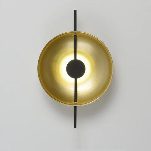 applique murale dorée à led style nordique design moderne élégance raffinée - vue 2 sur 8