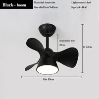 ventilateur de plafond lumineux avec télécommande et 6 vitesses