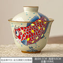 théière kung fu céramique arowana rétro tasse individuelle