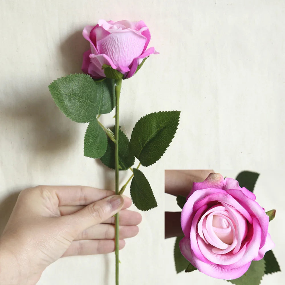 fleur artificielle en flanelle pour décoration intérieure et mariage - vue 15 sur 15