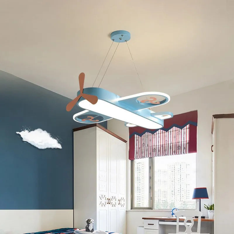 appliques suspendues led pour enfants en bois et métal - vue 7 sur 18