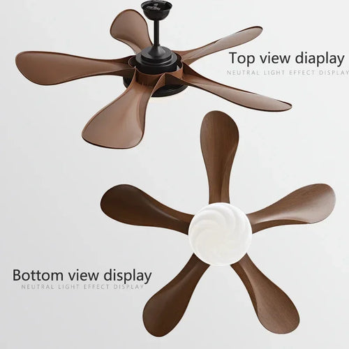 ventilateur de plafond moderne avec lumière et vents forts muet - vue 4 sur 11