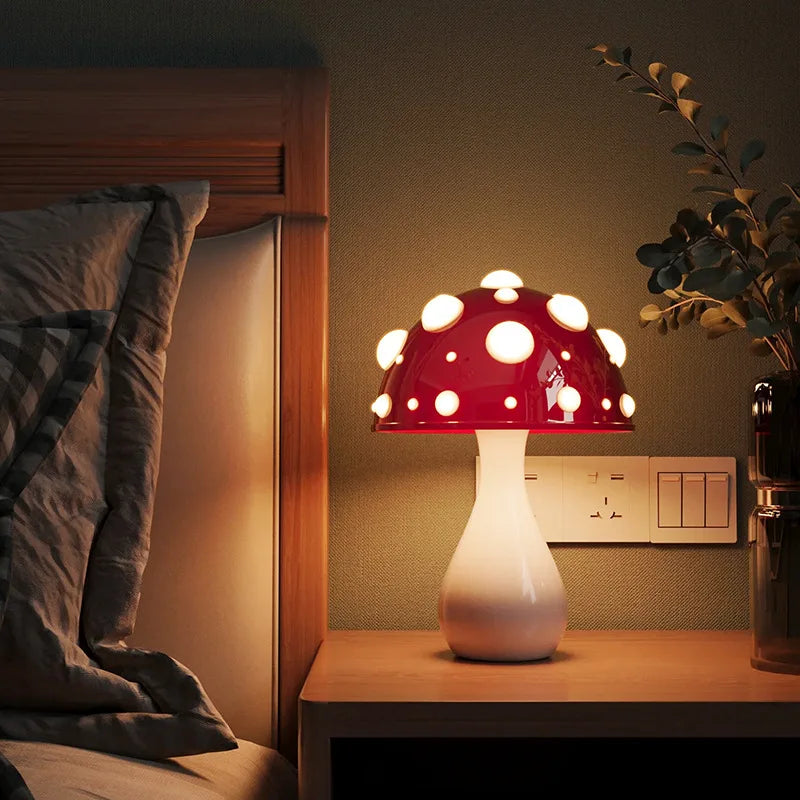 Lampe champignon Amanita tricolore LED USB