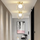 plafonnier moderne en verre pour éclairage intérieur décoratif