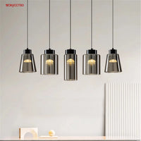lustre à led tendance en forme de bouteille pour intérieur moderne