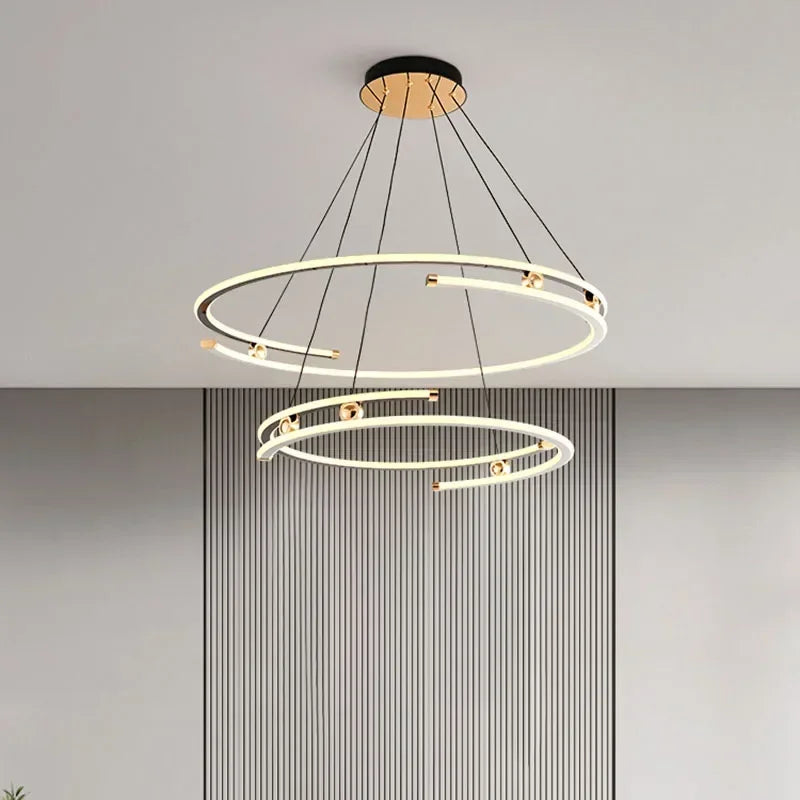 suspension led moderne pour décoration intérieure élégante